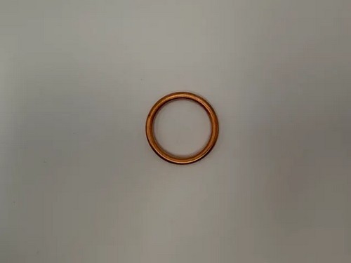Single exhaust gasket - exhaust, copper