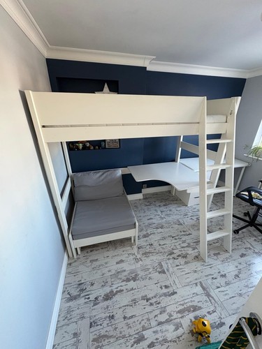 Single bed high sleeper bunk