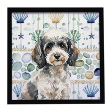 Toy Parti Poodle Coastal Sea