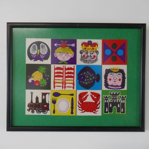 Framed vintage 1960s galt toys - framed,