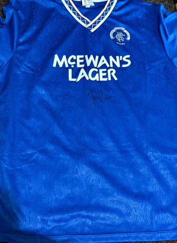 Ally mcoist hand signed - mcoist,
