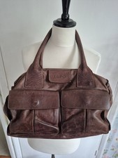 LUPO Barcelona Gorgeous Brown Leather Medium/Large Shoulder Bag