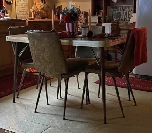 Century modern chrome - modern, dinette