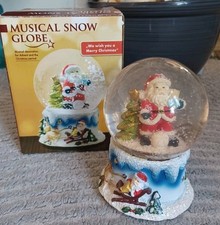 Vintage Musical Christmas Snow