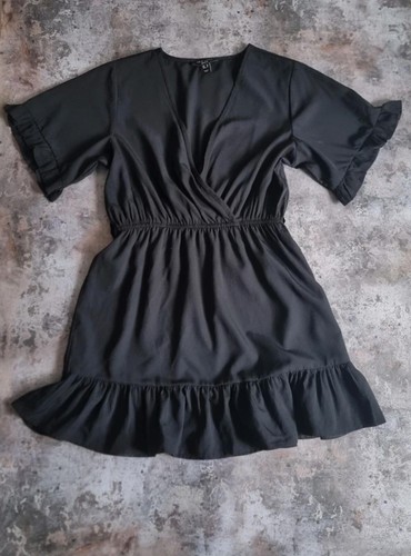 Newlook petite black wrap - petite,