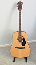 GUITAR FENDER FA-125/NS DREADNOUGHT ACOUSTIC GUITAR WITH STAND