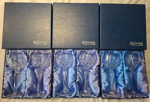 Set six boxed waterford - set, of