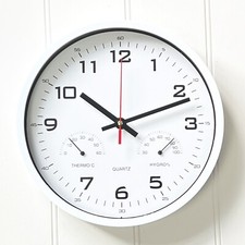 Wall Clock Small Temperature