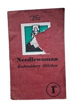 The Needlewoman Chapbook Vintage  Embroidery Stitches Magazine Leo Cheney