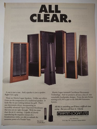 Martin logan ltd speaker - martin,