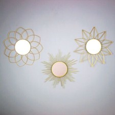 Wall Mirrors Set of 3 Round