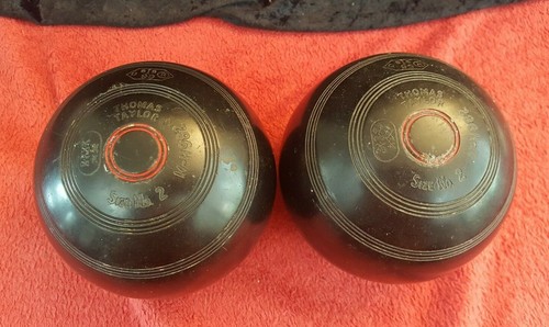 Vintage bowls bowing woods - vintage,