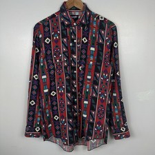 Wrangler Western Shirt, Aztec