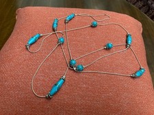 Vintage  long bohemian glass