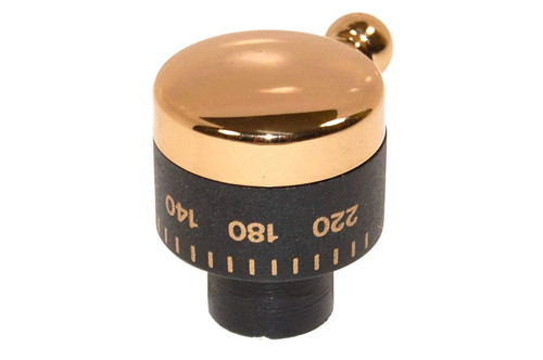 Gold temperature control knob - temperature,