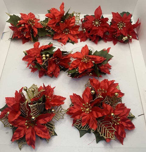 Vintage christmas poinsettia - christmas,
