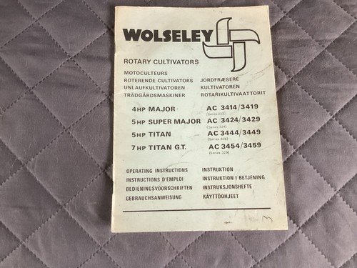 Wolseley rotary cultivators - rotary,
