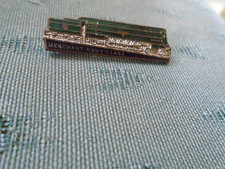 VINTAGE MERCHANT NAVY CLASS SOUTHERN RAILWAY ENAMEL PIN BADGE - H W MILLER