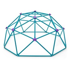 Kids Climbing Dome Metal Geo Frame Outdoor Weather Resistant 3+ (H)90(D)190cm