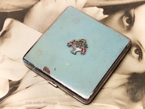 Dubarry blue marcasite floral
