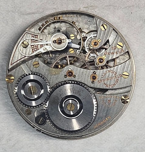 Illinois 16s 19j pocket watch - illinois,
