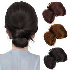 Natural Look Bun Wig Synthetic