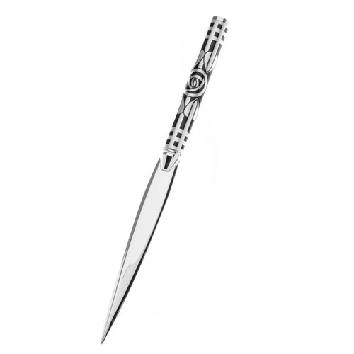 Silver rose mackintosh design - silver,