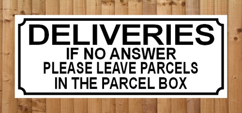 6cm sign deliveries - 6cm, if