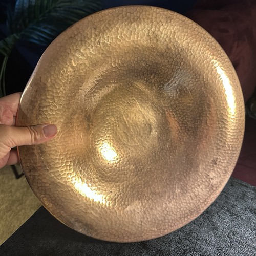 Vintage hammered copper - hammered,