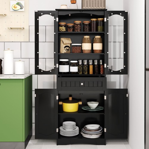 Freestanding linen cabinet - linen,