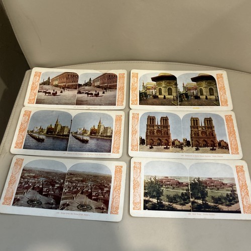 Antique stereoscope cards - antique, 53