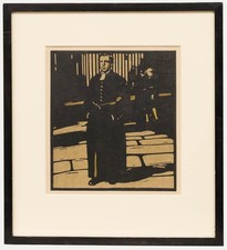 Sir William Nicholson (1872-1949) - Early 20th Century Lithograph, Bluecoat Boy