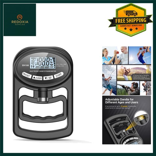 Digital hand dynamometer - hand,