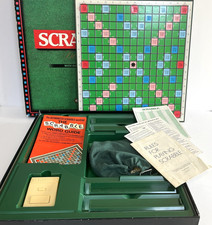 Scrabble Deluxe Board Game with Electronic Timer & Turntable Board Spear's Games