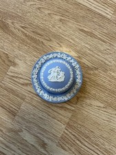 Vintage Jasperware Light Blue