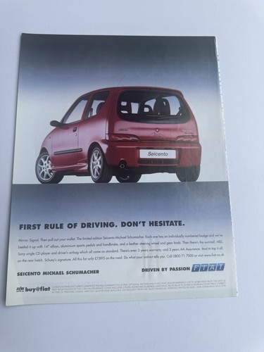 2001 fiat seicento sporting - fiat,