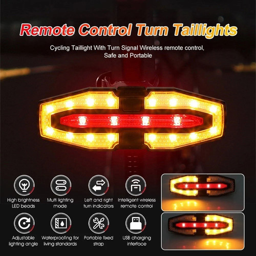 Remote bike taillight turn - remote,