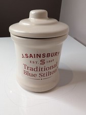 J Sainburys Ceramic blue
