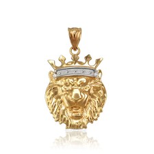 Yellow Gold Lion King Crown DC