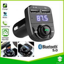 Bluetooth 5.0 Car wireless FM transmitter MP3 player USB Car Charger Adapter