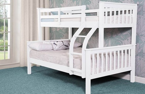 Wooden triple sleeper bunk bed - sleeper,