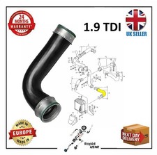 Intercooler Pipe Turbo Hose For Vw Golf Mk4 Bora 1.9 Tdi 2000-2005 1J0145834AE