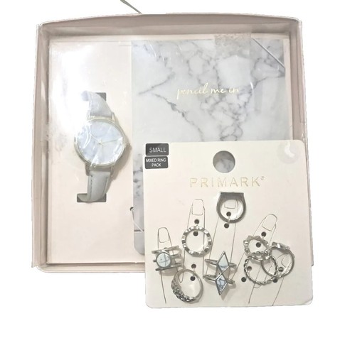 Primark white grey - white/grey, marble