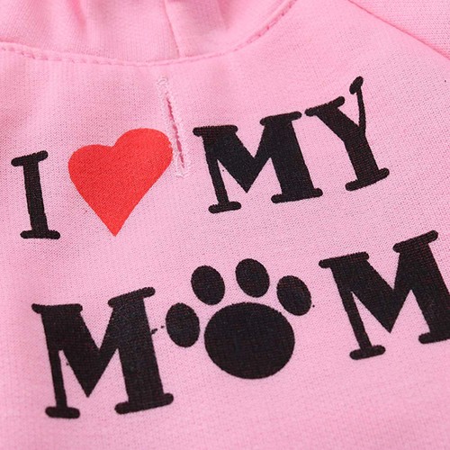 Pink dog hoodie fleece winter - dog,