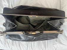 Vintage Antique Italian leather GIUDI Gladstone bag