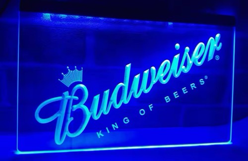 Budweiser king beer led neon - king,