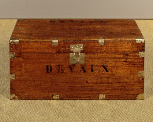 Antique french campaign chest - antique,