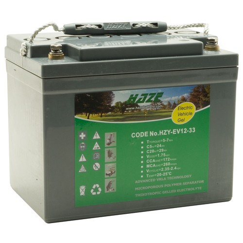Haze 12v 33ah gel battery - haze,