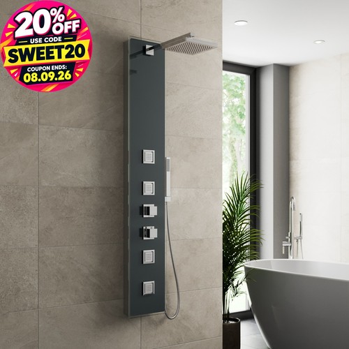 Modern thermostatic shower - modern,