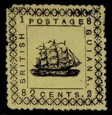 BRITISH GUIANA QV SG165b, 2c